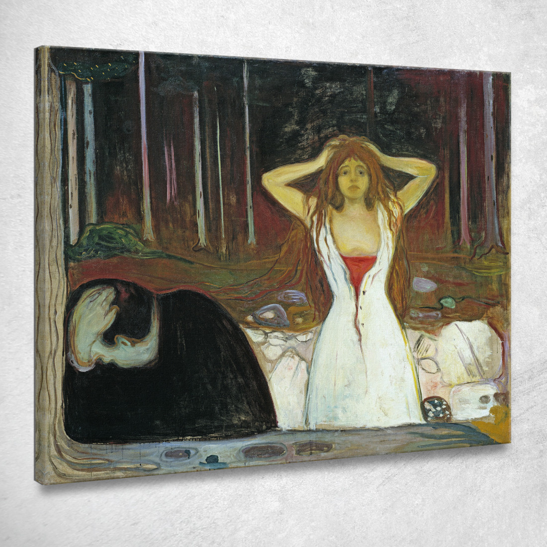 Ceneri 1895 Edvard Munch em101 quadro stampato su tela Ceneri 1895 Edvard Munch em101 quadro stampato su tela