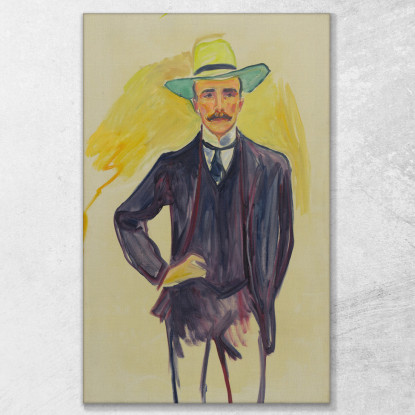 Harry Conte Kessler Edvard Munch em135 quadro stampato su tela
