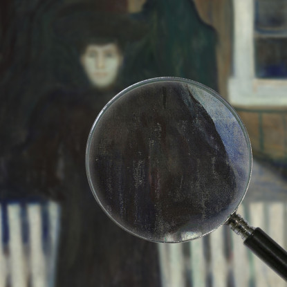 Chiaro Di Luna 2 Edvard Munch em208 quadro stampato su tela