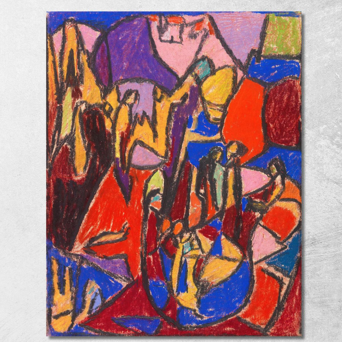 Culto Adolf Hölzel ahl3 quadro stampato su tela Culto Adolf Hölzel ahl3 quadro stampato su tela