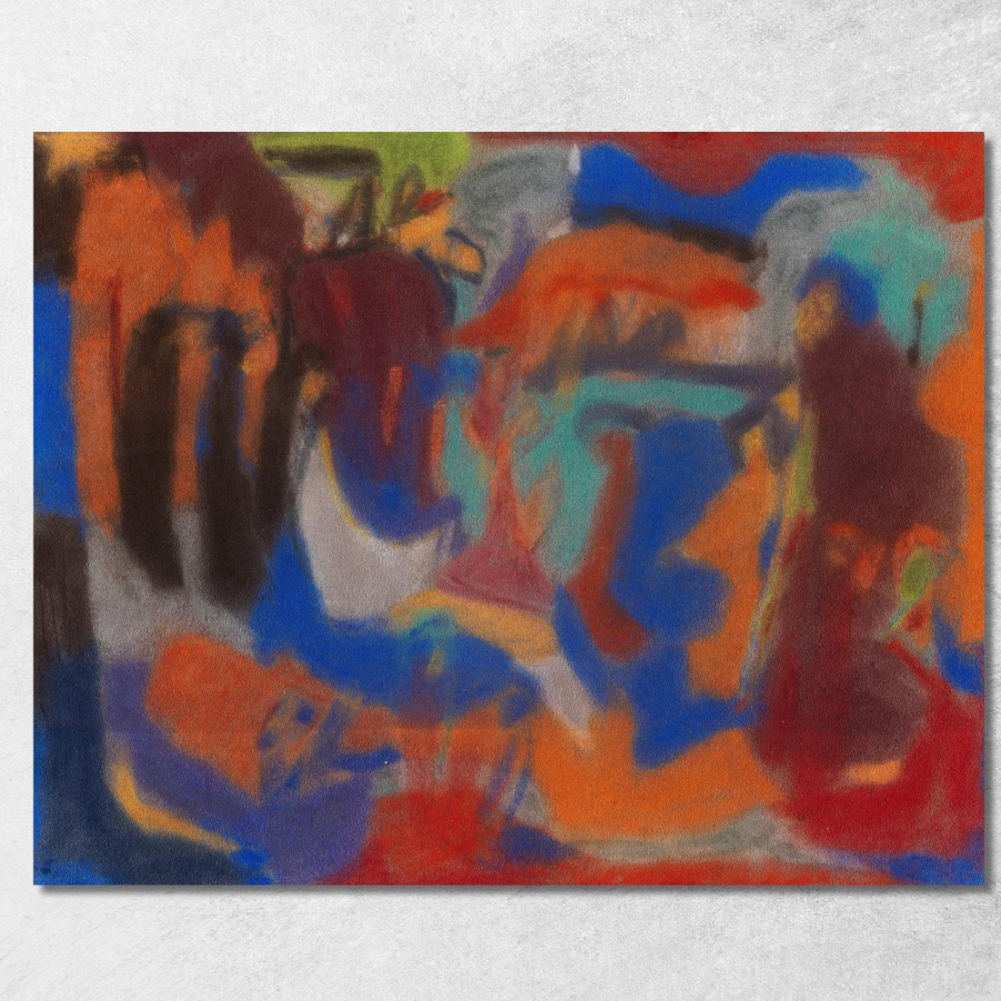 Composizione Figurale 2 Adolf Hölzel ahl16 quadro stampato su tela Composizione Figurale 2 Adolf Hölzel ahl16 quadro stampato su tela
