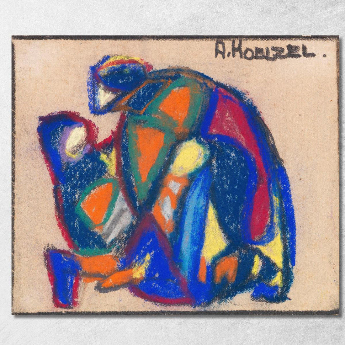 Composizione Figurativa Il Figliol Prodigo Adolf Hölzel ahl21 quadro stampato su tela Composizione Figurativa Il Figliol Prodigo Adolf Hölzel ahl21 quadro stampato su tela