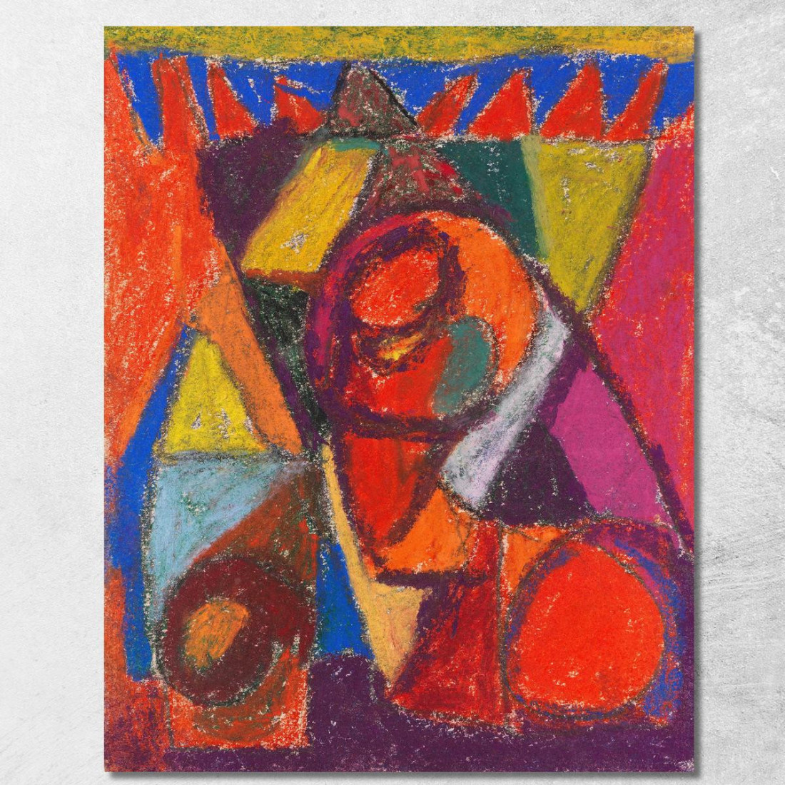 Senza Titolo Adolf Hölzel ahl43 quadro stampato su tela Senza Titolo Adolf Hölzel ahl43 quadro stampato su tela