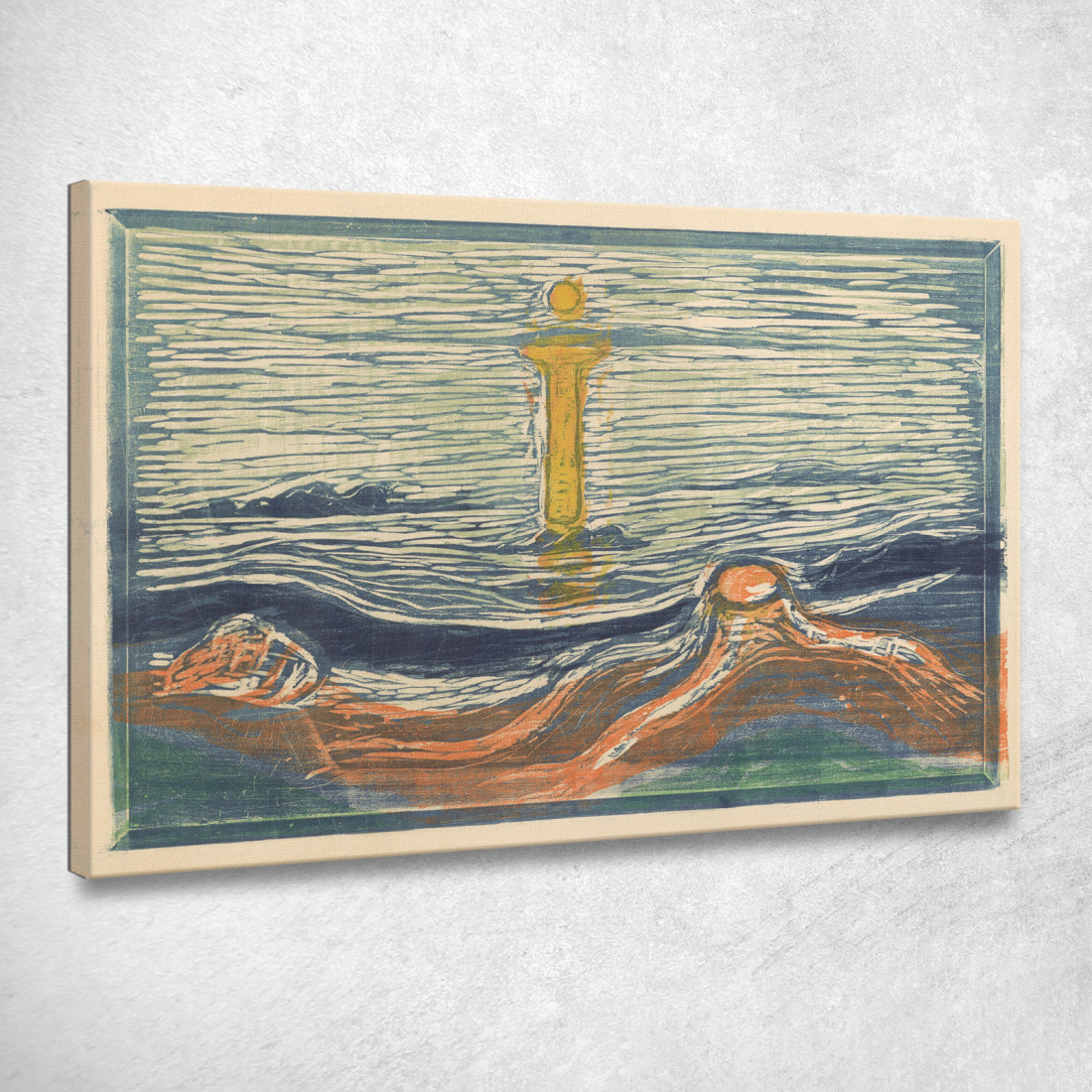 Riva Mistica Edvard Munch em217 quadro stampato su tela Riva Mistica Edvard Munch em217 quadro stampato su tela