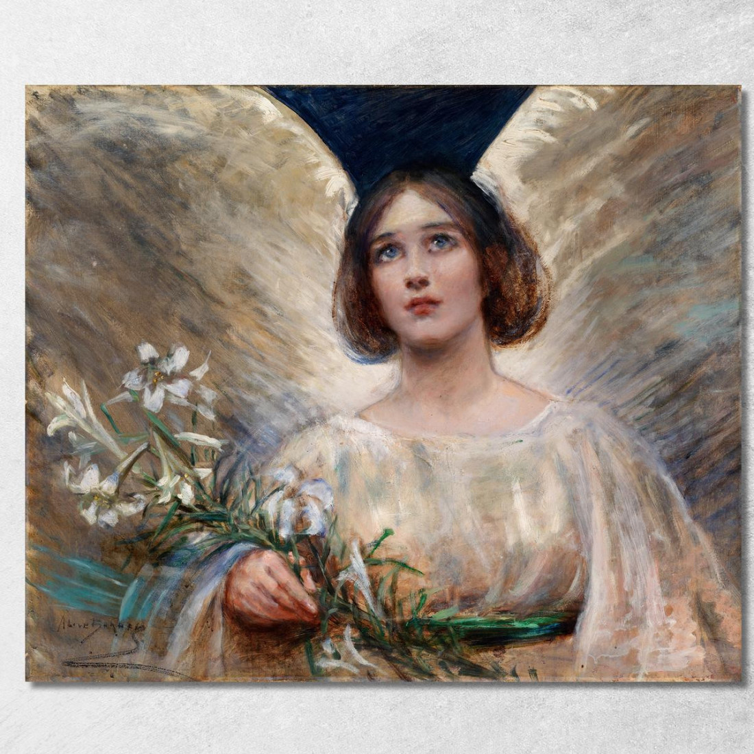Gigli Di Pasqua Alice Pike Barney apb25 quadro stampato su tela Gigli Di Pasqua Alice Pike Barney apb25 quadro stampato su tela