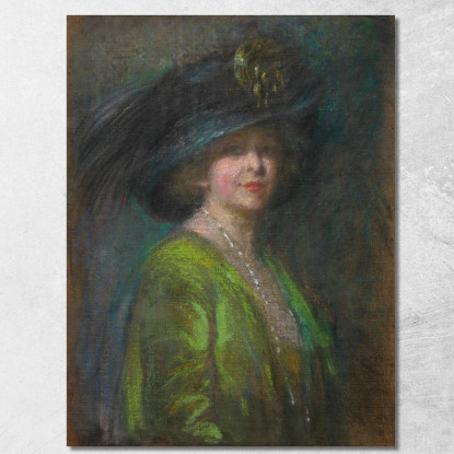 Cappello E Ombra Alice Pike Barney apb33 quadro stampato su tela