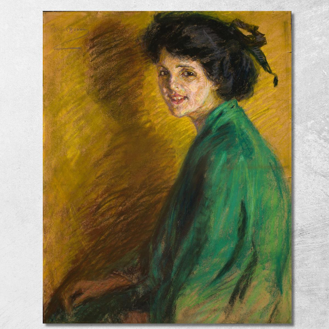 Spensierato Alice Pike Barney apb63 quadro stampato su tela Spensierato Alice Pike Barney apb63 quadro stampato su tela
