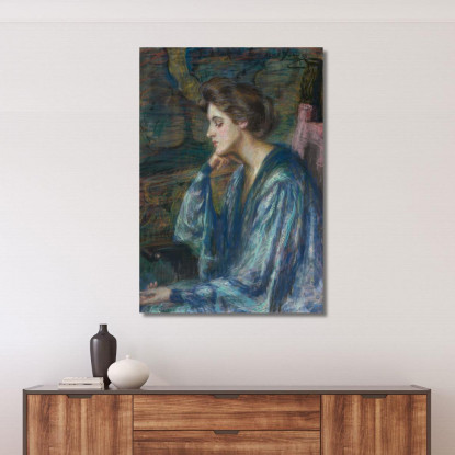 La Signora Roosevelt Scovel Alice Pike Barney apb80 quadro stampato su tela
