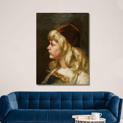 Natalie A Sette Anni Alice Pike Barney apb82 quadro stampato su tela