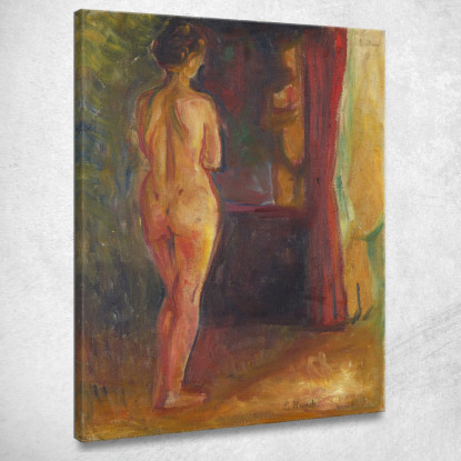 Nudo Davanti Allo Specchio Edvard Munch em232 quadro stampato su tela