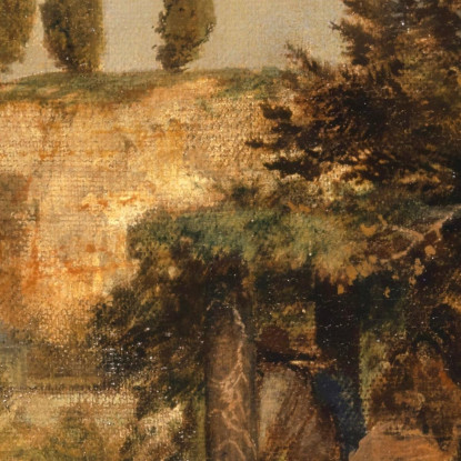 Antica Taverna Romana Arnold Böcklin abk1 quadro stampato su tela