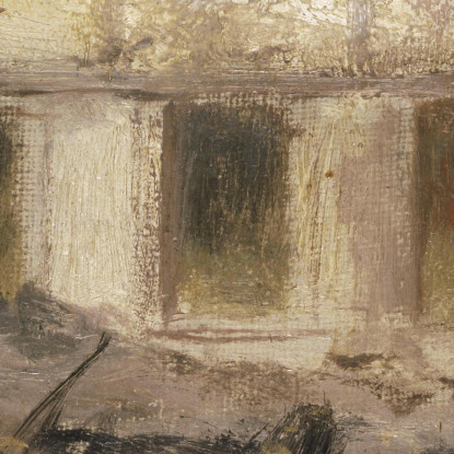 Casa Distrutta Vicino A Kehl Arnold Böcklin abk7 quadro stampato su tela