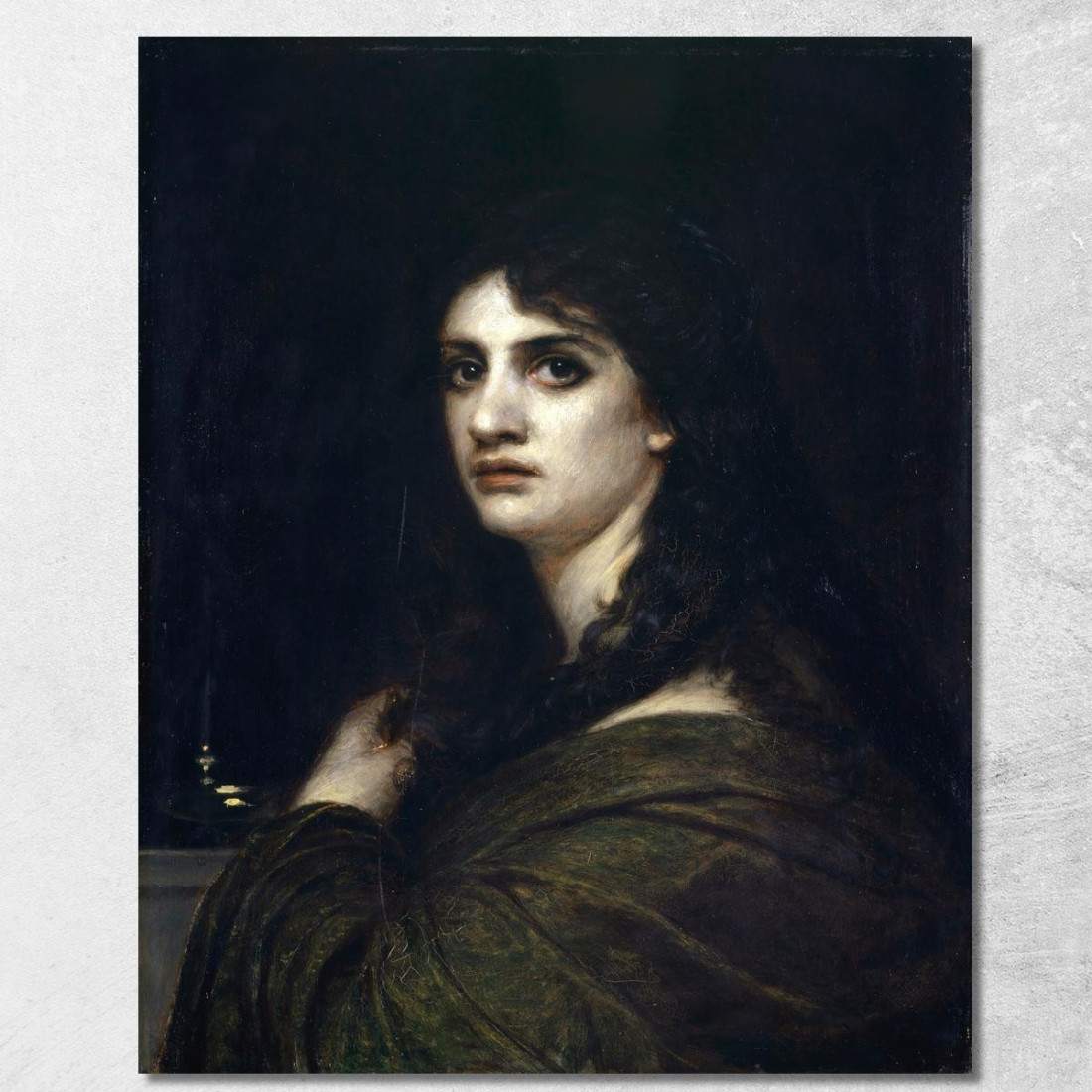Malinconia Arnold Böcklin abk27 quadro stampato su tela Malinconia Arnold Böcklin abk27 quadro stampato su tela