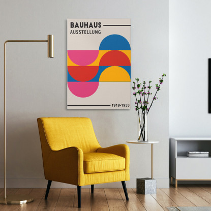 Bauhaus Dove Colorare La Pittura Bauhaus Style bhs2 quadro stampato su tela