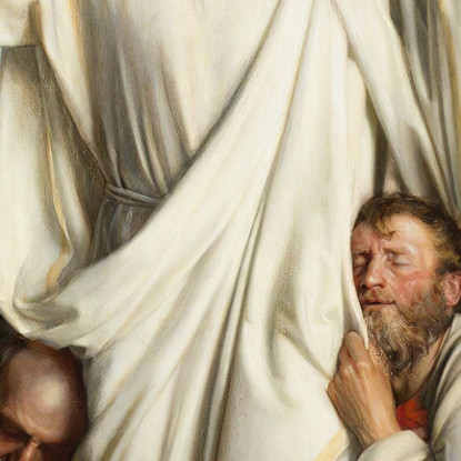Cristo Il Consolatore Carl Bloch cbl11 quadro stampato su tela