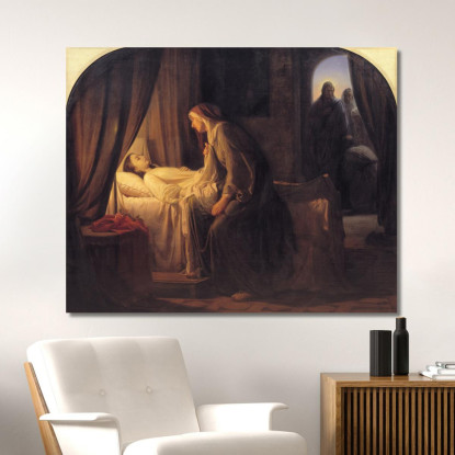 La Figlia Di Giairo Carl Bloch cbl29 quadro stampato su tela