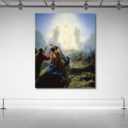 Trasfigurazione Di Gesù Carl Bloch cbl36 quadro stampato su tela