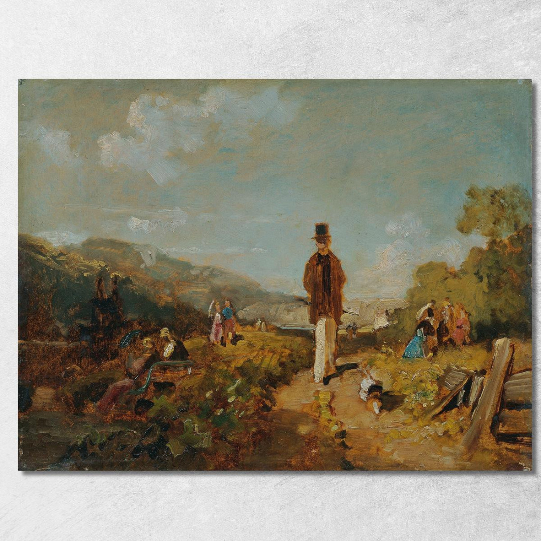 Lì Hagestolz Carl Spitzweg csp11 quadro stampato su tela Lì Hagestolz Carl Spitzweg csp11 quadro stampato su tela