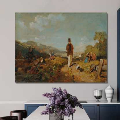 Lì Hagestolz Carl Spitzweg csp11 quadro stampato su tela