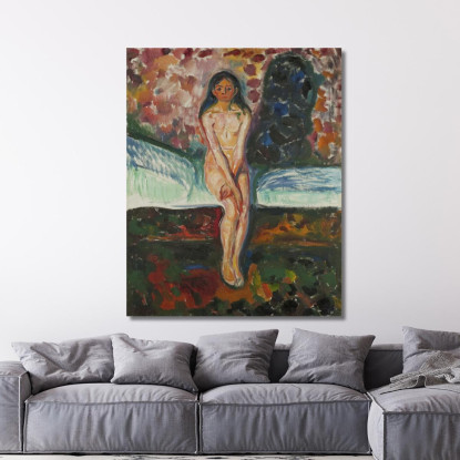 Pubertà Edvard Munch em257 quadro stampato su tela