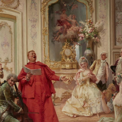 Una Performance Deliziosa Cesare Auguste Detti cad3 quadro stampato su tela