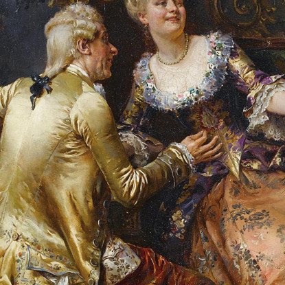 La Critica Del Suo Maestro Di Disegno Cesare Auguste Detti cad11 quadro stampato su tela
