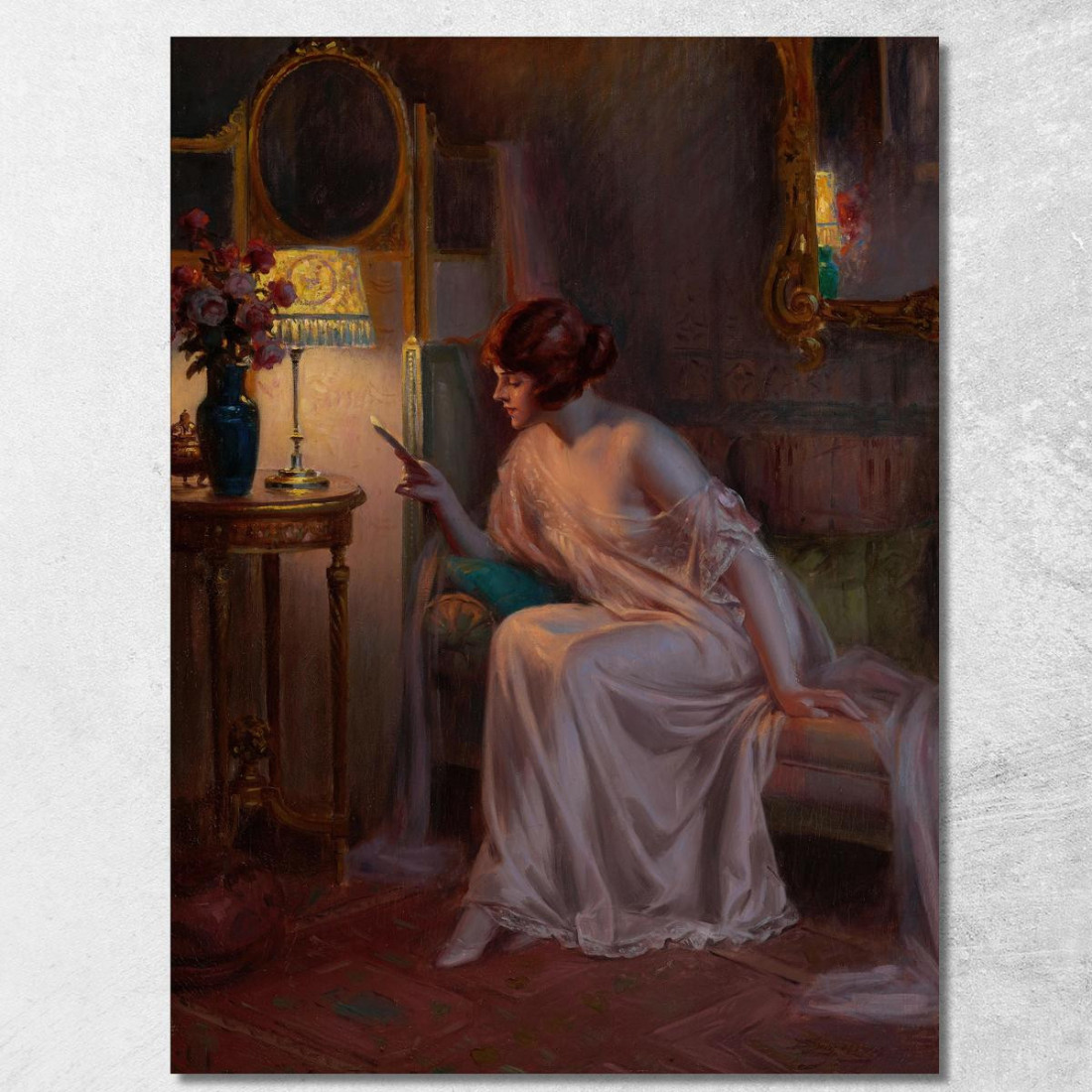 Prima Di Andare A Dormire Delphin Enjolras dej6 quadro stampato su tela