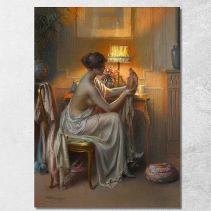 L'Intenditore Delphin Enjolras dej15 quadro stampato su tela