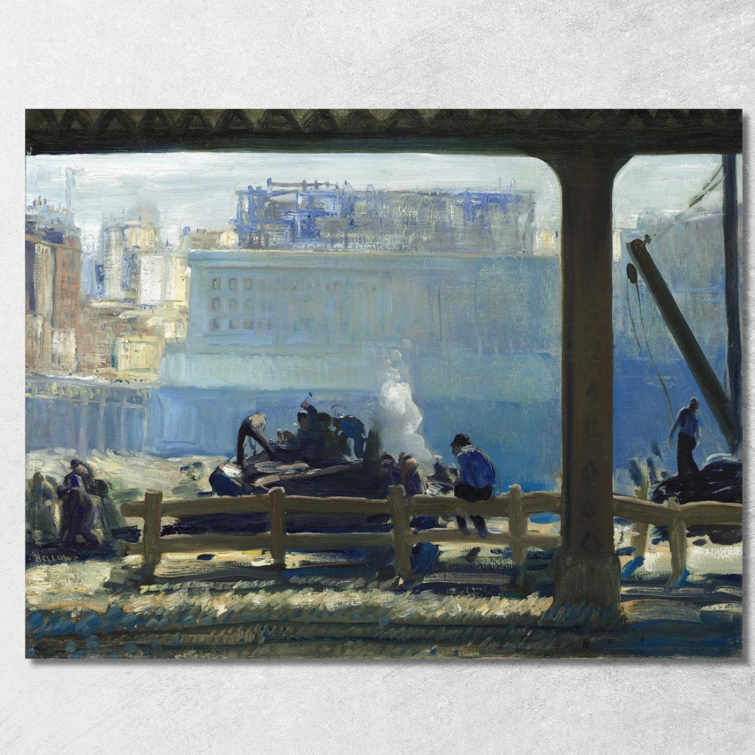 Mattina Blu George Wesley Bellows gwb5 quadro stampato su tela