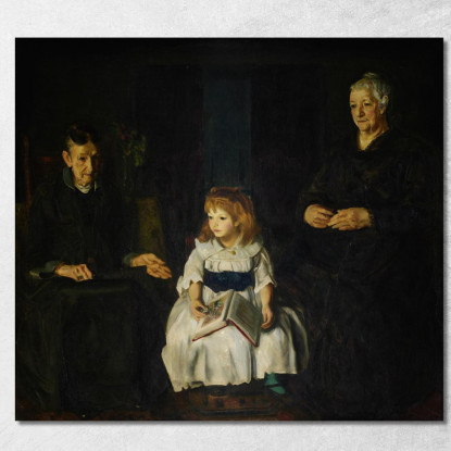 Elinor Jean E Anna George Wesley Bellows gwb14 quadro stampato su tela