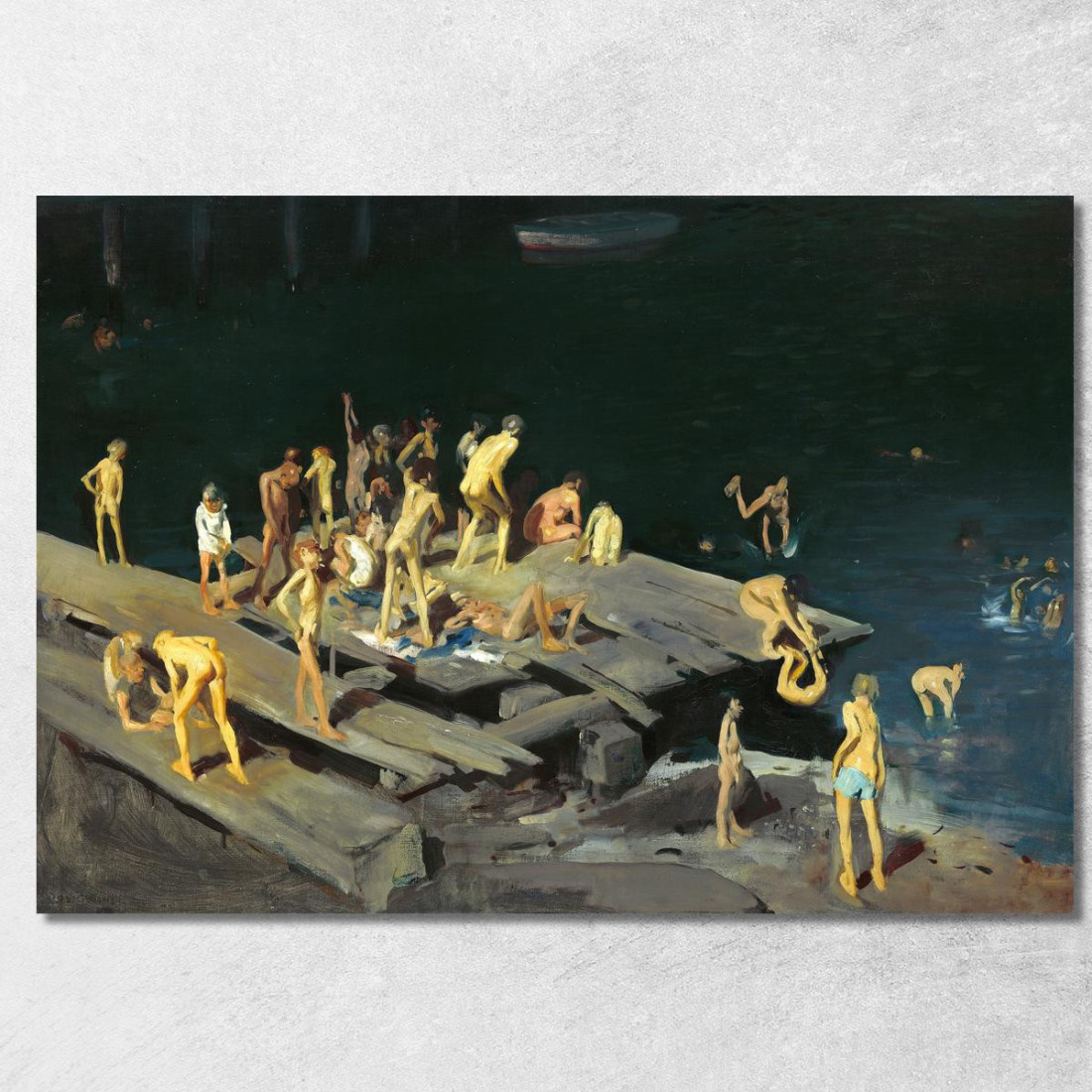 Quarantadue Bambini George Wesley Bellows gwb20 quadro stampato su tela Quarantadue Bambini George Wesley Bellows gwb20 quadro stampato su tela
