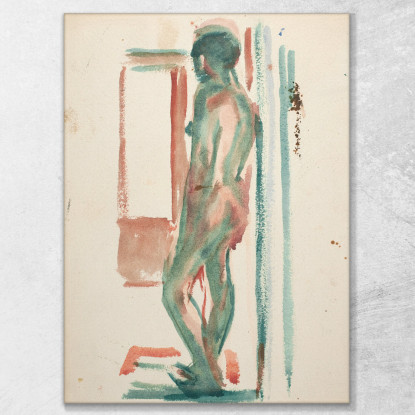 Atto Permanente 2 Edvard Munch em294 quadro stampato su tela