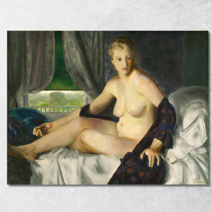 Nudo Con Ventilatore George Wesley Bellows gwb41 quadro stampato su tela