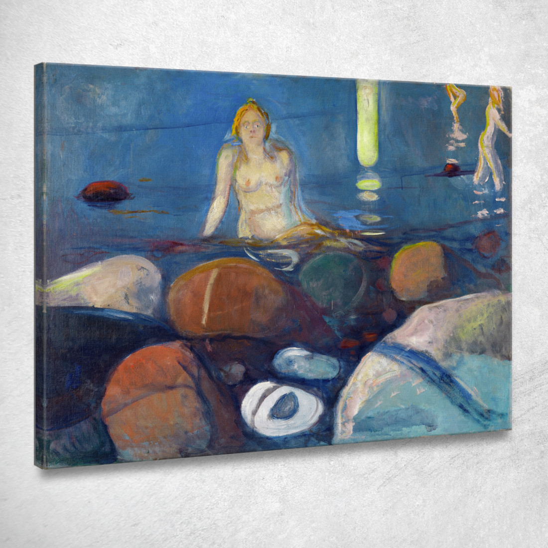 Notte D'Estate. Sirena Edvard Munch em300 quadro stampato su tela Notte D'Estate. Sirena Edvard Munch em300 quadro stampato su tela
