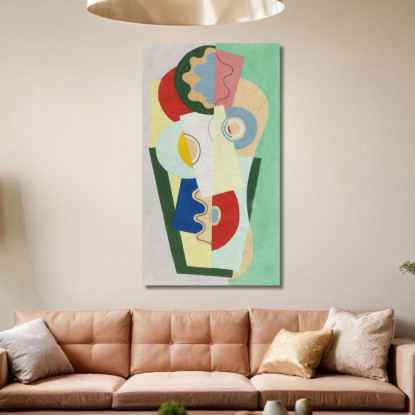 Mazzo Di Fiori Georges Valmier gvl1 quadro stampato su tela