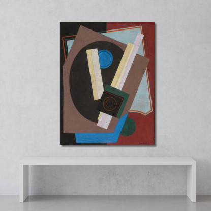 Composizione Del Motivo Decorativo 2 Georges Valmier gvl29 quadro stampato su tela
