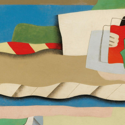 Bambina Sdraiata Georges Valmier gvl34 quadro stampato su tela