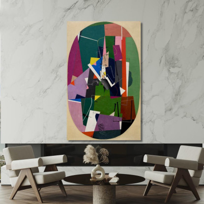 Fuga 2 Georges Valmier gvl36 quadro stampato su tela