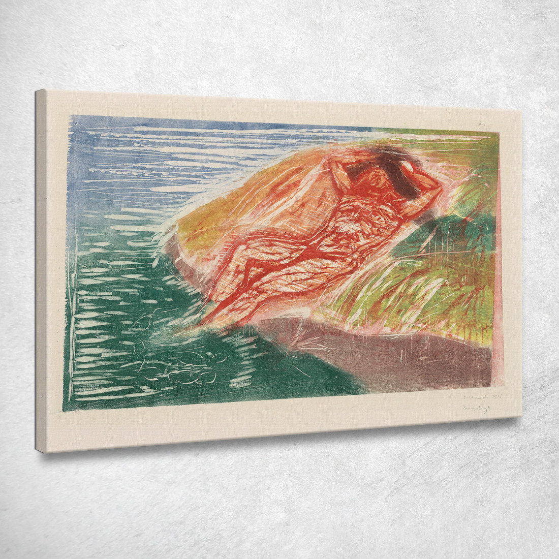 Prendere Il Sole I Edvard Munch em305 quadro stampato su tela Prendere Il Sole I Edvard Munch em305 quadro stampato su tela