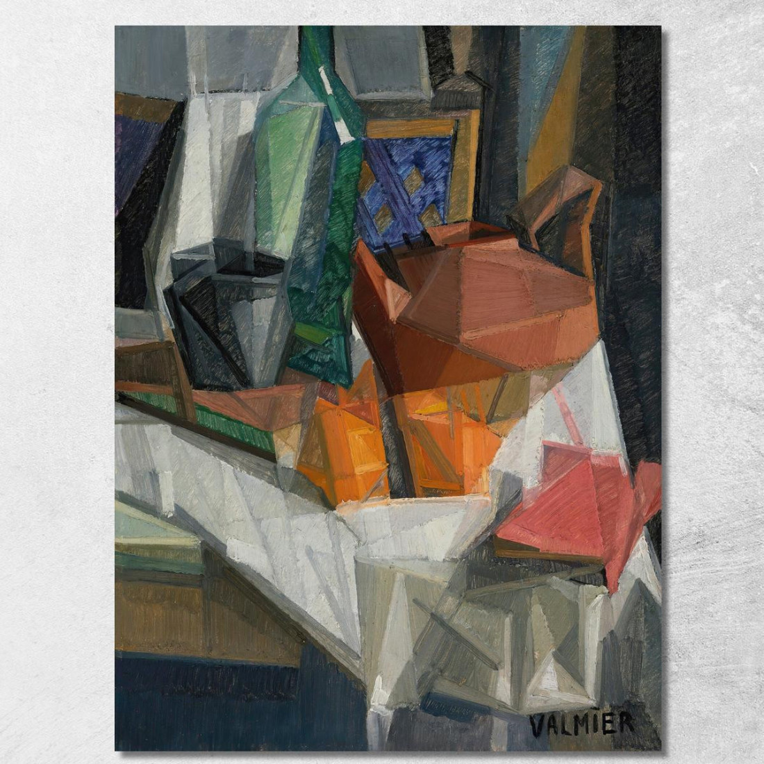 Nature Morte No. 3 Georges Valmier gvl55 quadro stampato su tela Nature Morte No. 3 Georges Valmier gvl55 quadro stampato su tela