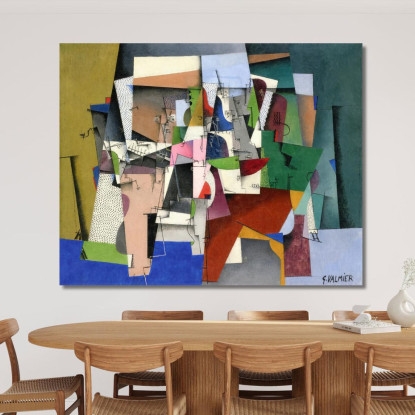 Il Pianoforte Georges Valmier gvl69 quadro stampato su tela