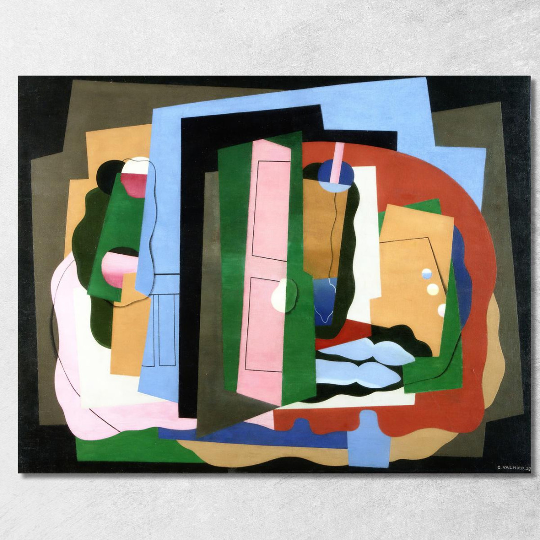 La Porta Rosa Georges Valmier gvl70 quadro stampato su tela La Porta Rosa Georges Valmier gvl70 quadro stampato su tela