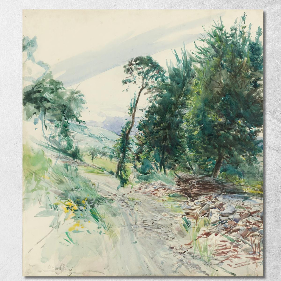 La Strada Giovanni Boldini gbd31 quadro stampato su tela La Strada Giovanni Boldini gbd31 quadro stampato su tela