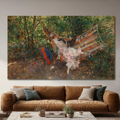 L' Amaca Giovanni Boldini gbd38 quadro stampato su tela