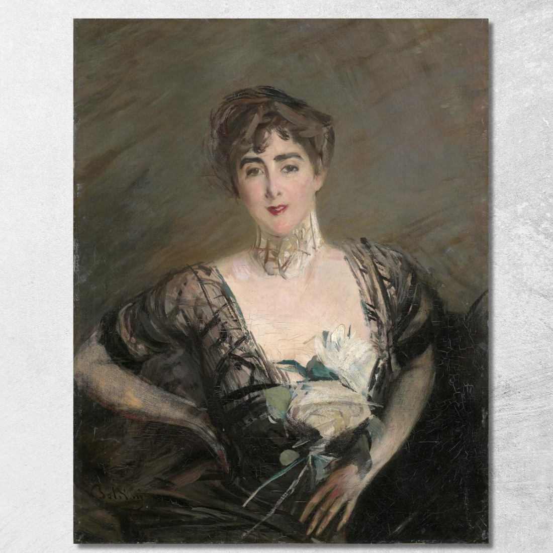 Ritratto Di Josefina Alvear De Errazuriz Giovanni Boldini gbd50 quadro stampato su tela Ritratto Di Josefina Alvear De Errazuriz Giovanni Boldini gbd50 quadro stampato su tela