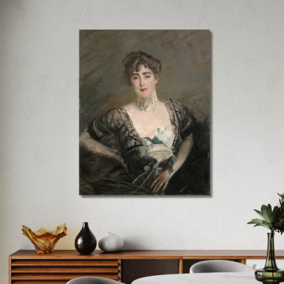 Ritratto Di Josefina Alvear De Errazuriz Giovanni Boldini gbd50 quadro stampato su tela