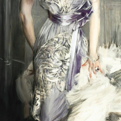 Ritratto Di Celia Tobin Clark Giovanni Boldini gbd54 quadro stampato su tela