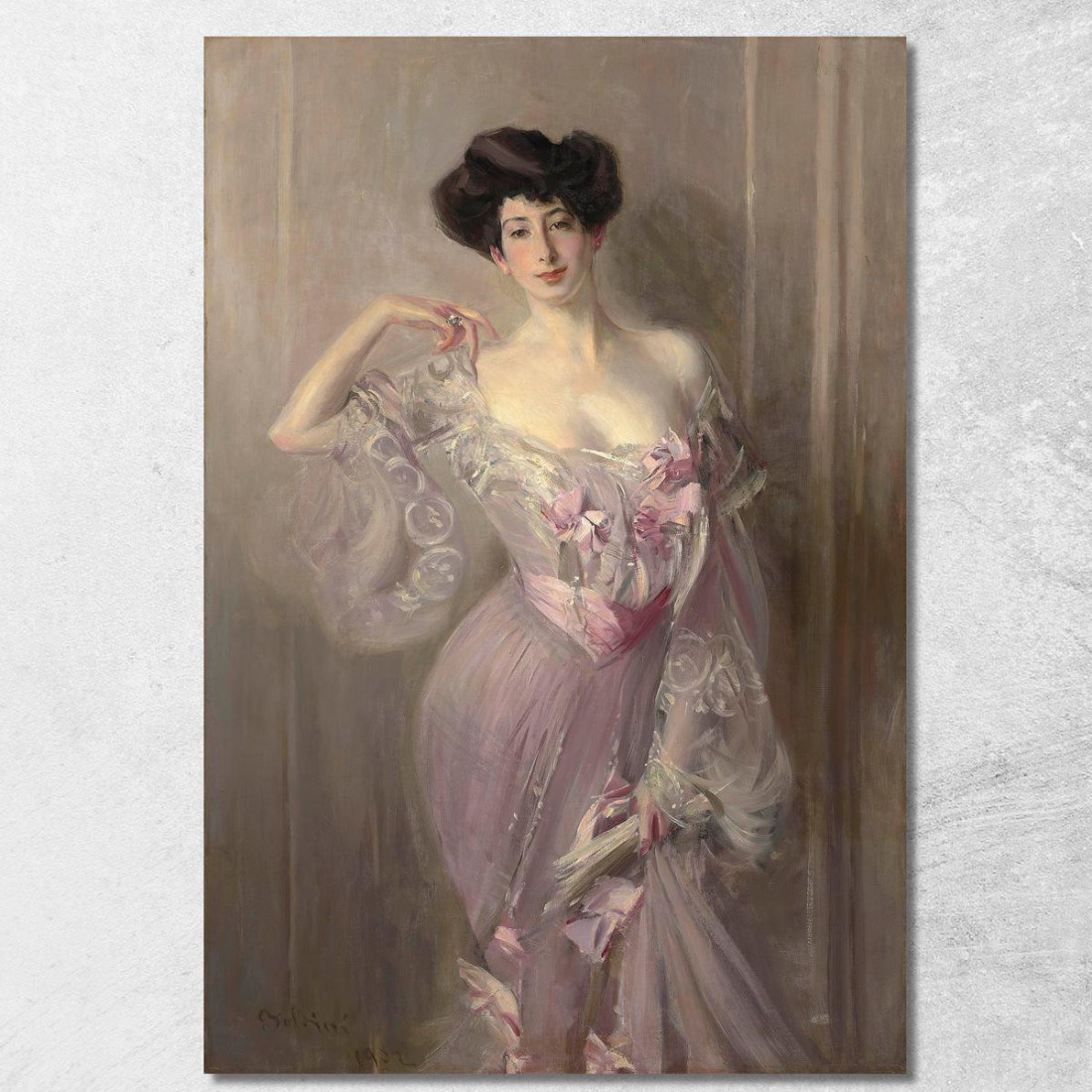 Ritratto Di Ena Wertheimer Giovanni Boldini gbd57 quadro stampato su tela Ritratto Di Ena Wertheimer Giovanni Boldini gbd57 quadro stampato su tela