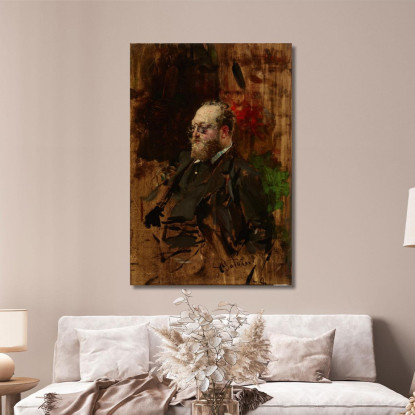 Ritratto Di Ferdinando Bryndza Giovanni Boldini gbd58 quadro stampato su tela