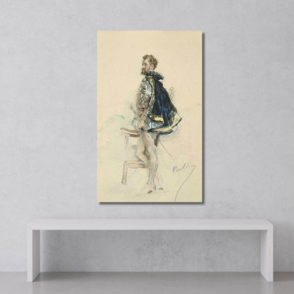 Raphaël Duflos Nel Ruolo Di Enrico Iii Giovanni Boldini gbd72 quadro stampato su tela